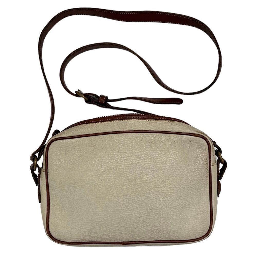 Coach Sheridan Collection Crossbody Ivory Pebbled Leather Bag Rare Vintage USA - Picture 5 of 12